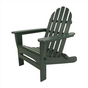 HDPE Patio Sab nraum zoov Adirondack Lub Rooj Zaum